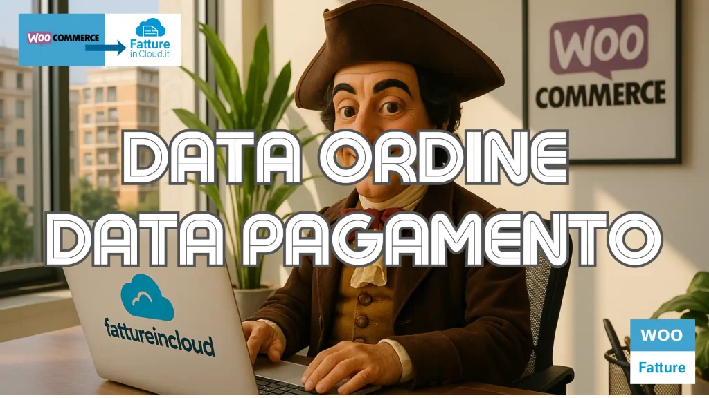 utilizzare la data dell'ordine ricevuto oppure la data in cui viene effettuato il pagamento?