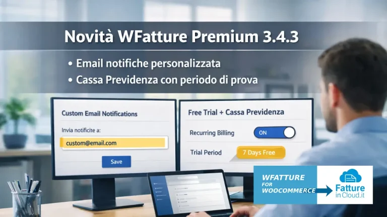 WFatture Versione 3.4.3