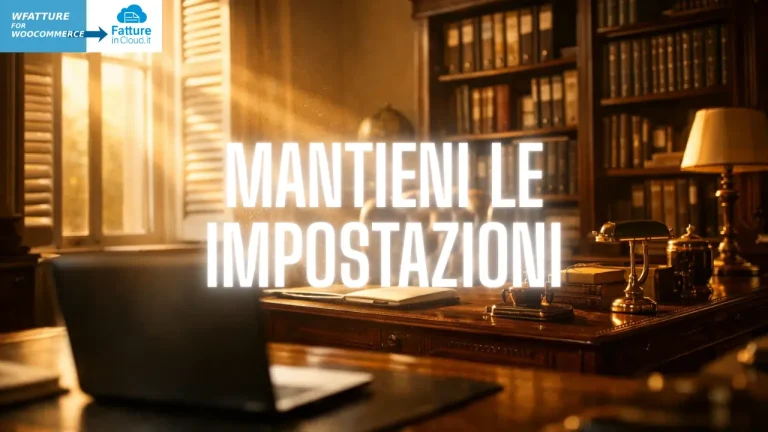 mantieni le impostazioni