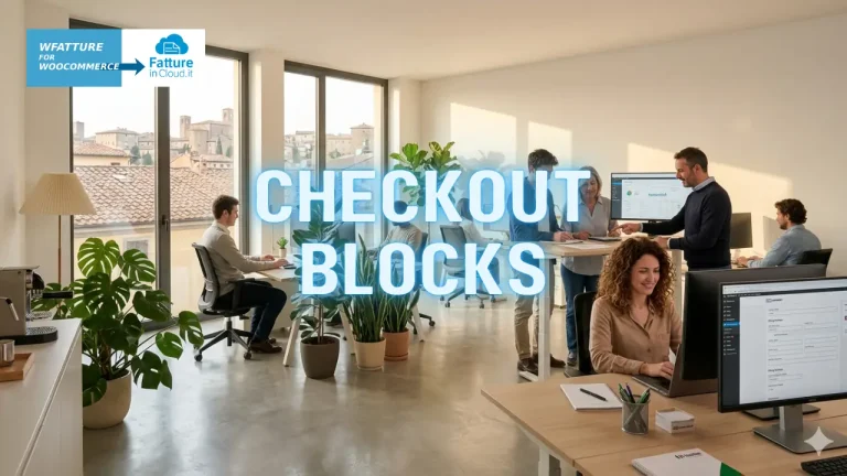 WFatture for WooCommerce — campi fiscali italiani nel checkout a blocchi