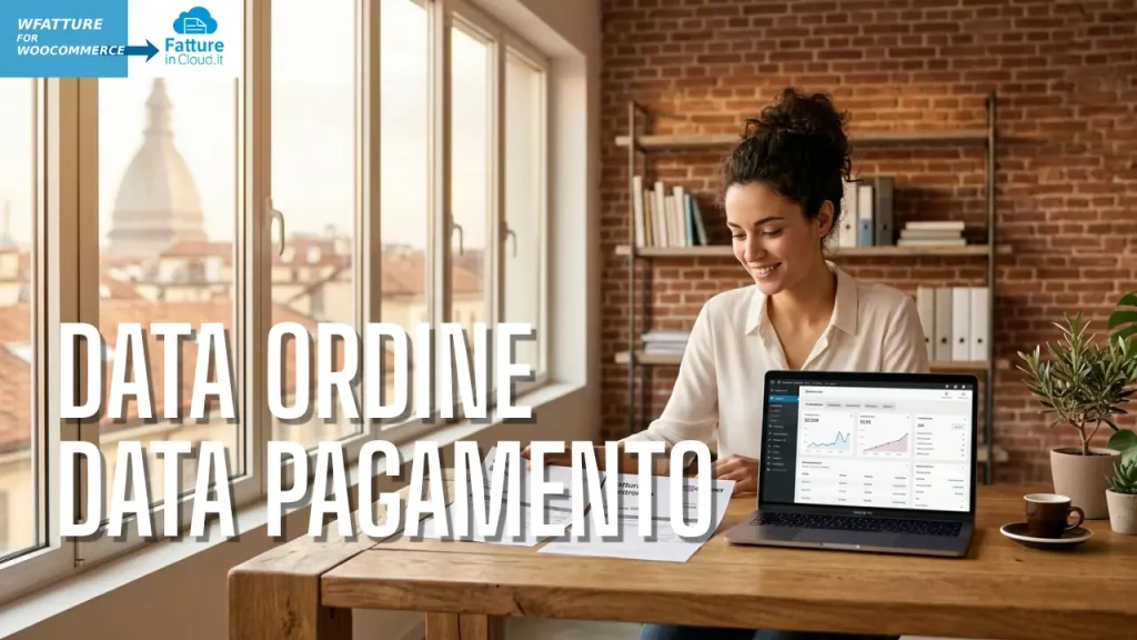 data ordine data pagamento