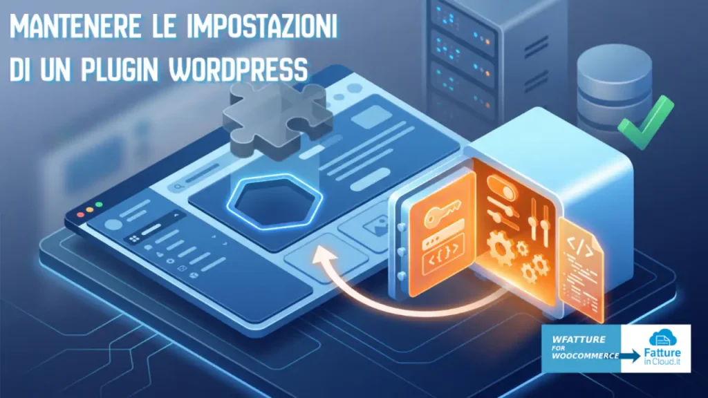 mantieni le impostazioni del plugin WordPress