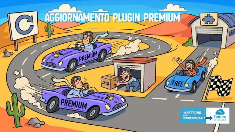 aggiornamento plugin WordPress premium